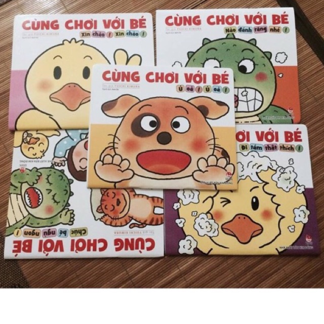 Sách Cùng chơi với bé - phần 1 ( bộ 5 cuốn )