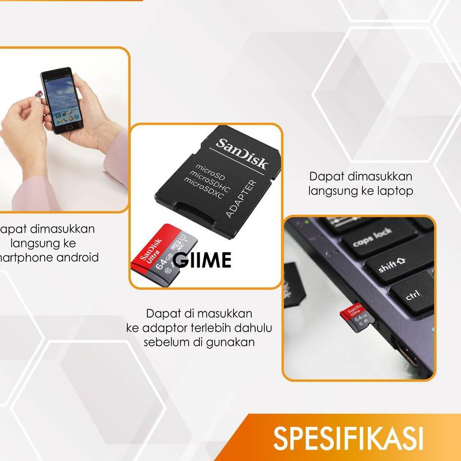 SANDISK Thẻ Nhớ Microsdhc Uhs-I Class 10 64gb | BigBuy360 - bigbuy360.vn