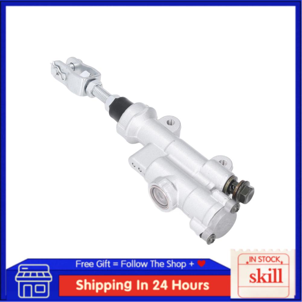 Skill Rear Foot Brake Master Cylinder Pump Sturdy Replacement for CR125R CR250R CRF250R CRF250X