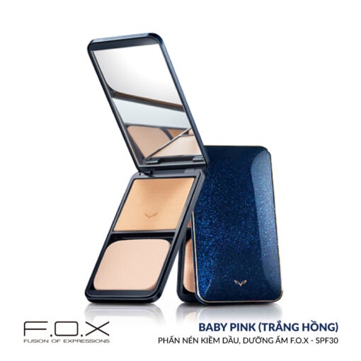 Phấn Nén Dưỡng Ẩm và Kiềm Dầu Fox