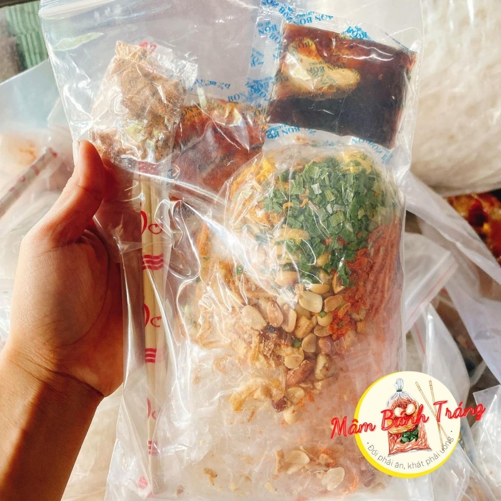 Bánh tráng trộn siêu Topping Bon Bon bánh tráng tự trộn Tây Ninh bịch siêu to ăn mê ngay - 04100116