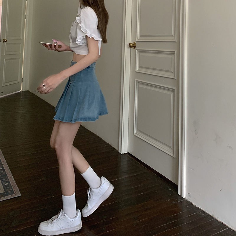 chân váy jean Form Rộng Phong Cách Hàn Quốc 2021 Cho Nữ | BigBuy360 - bigbuy360.vn