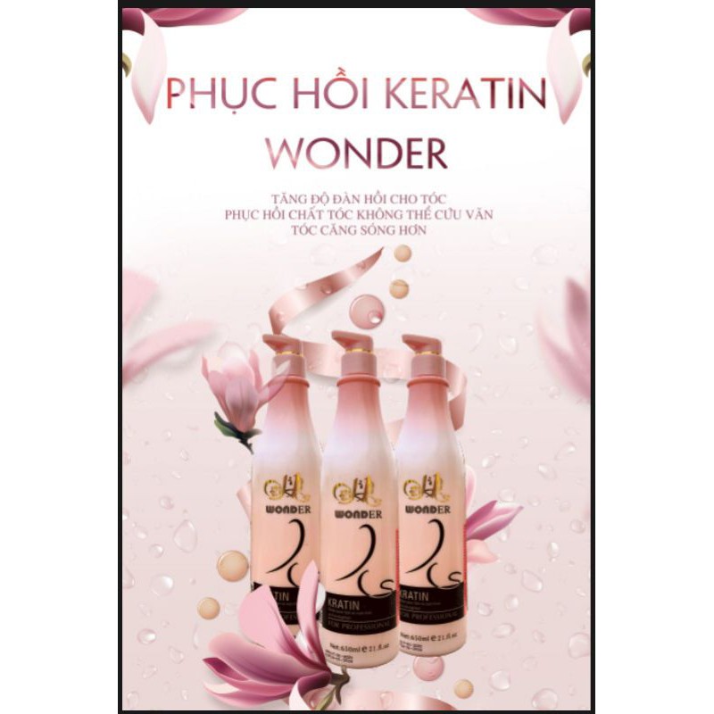 phục hồi keratin collagen wonder