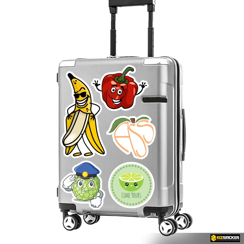 Sticker Chủ Đề Hoa Quả | Sticker Chống Thấm Nước  , Chống Bay Màu Dán Nón Bảo Hiểm  , Dán Điện Thoại