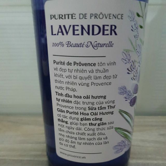 Sữa Tắm Purité De Prôvence Lavender (850ml)