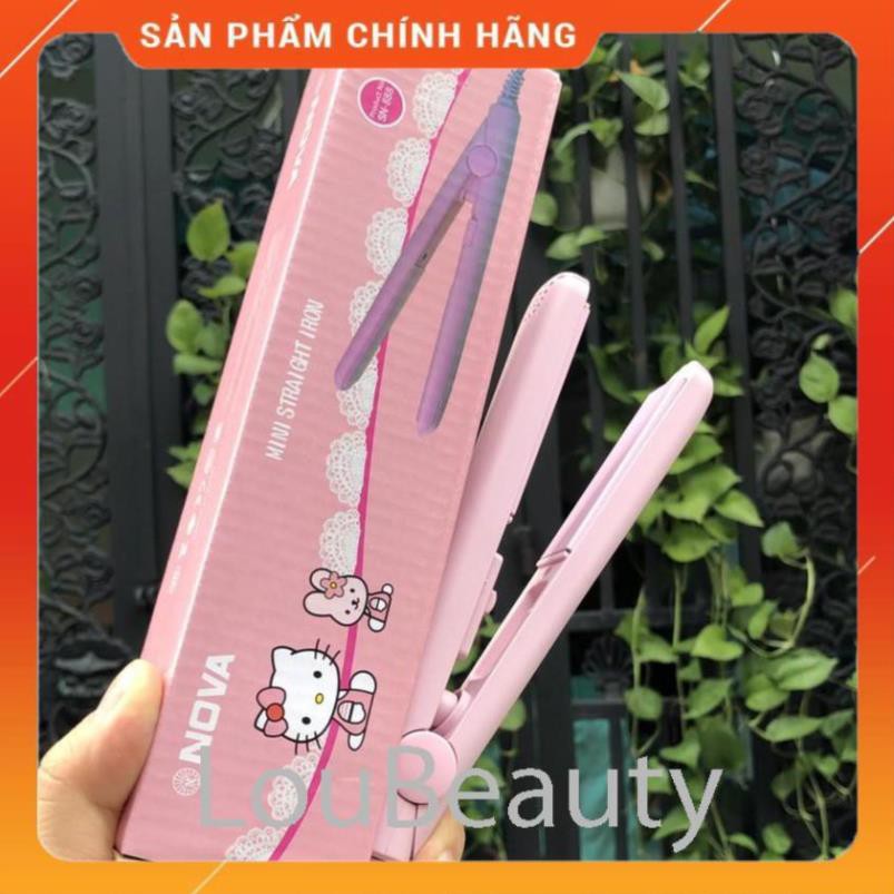 [FreeShip] Máy Ép Duỗi Tóc Là Tóc NOVA HELLO KITTY