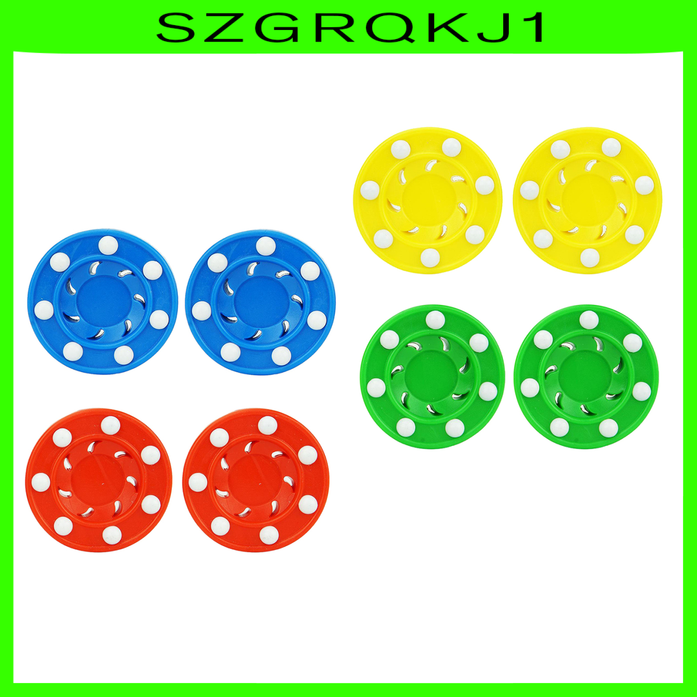 Ready Stock 2pcs Roller Hockey Game Puck Pro Shot for Practicing Training yellow