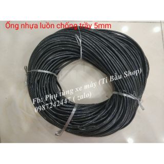NGUYÊN CUỘN ỐNG NHỰA CHỐNG TRẦY LUỒN DÂY ĐIỆN size 5mm ( cuộn 1 kg)