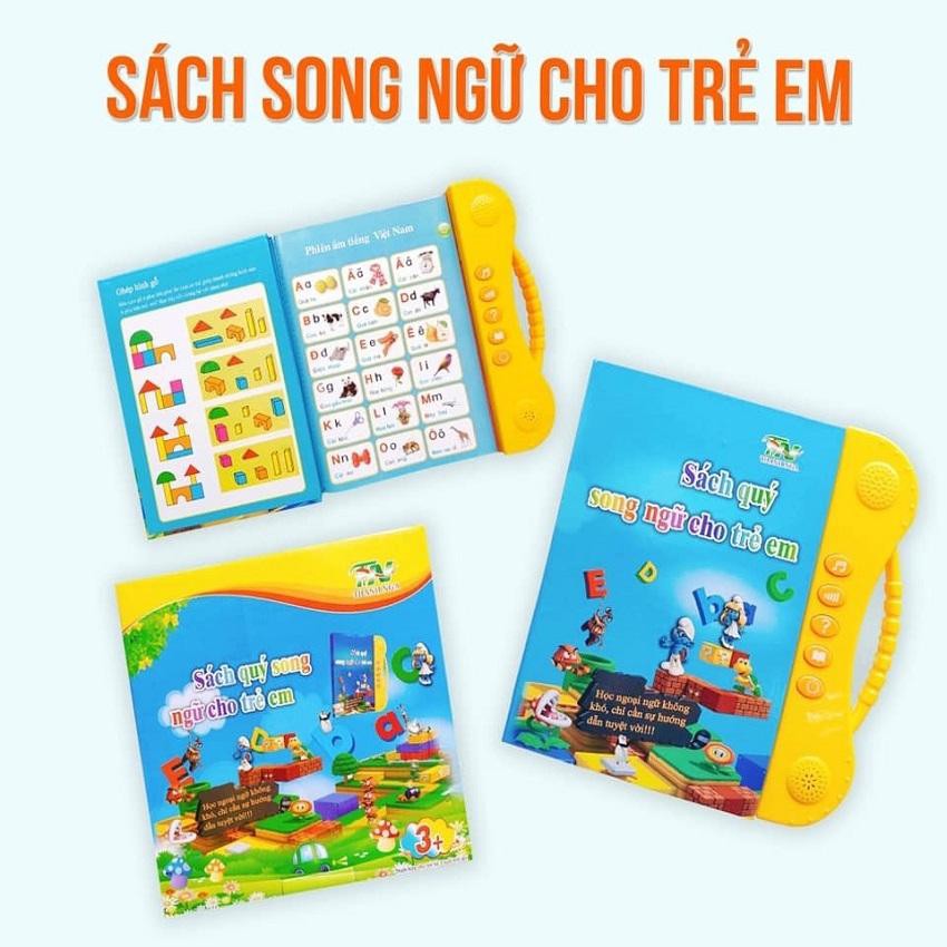 SÁCH ĐIỆN TỬ THÔNG MINH CHO BÉ | SÁCH SONG NGỮ CHO BÉ HỌC TIẾNG ANH (TẶNG KÈM BÚT,XÓA)