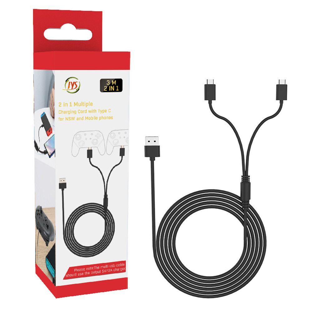 BTLIMER Dây Cáp Sạc Nhanh 2 Trong 1 Cho Tay Cầm Chơi Game Sony PS5