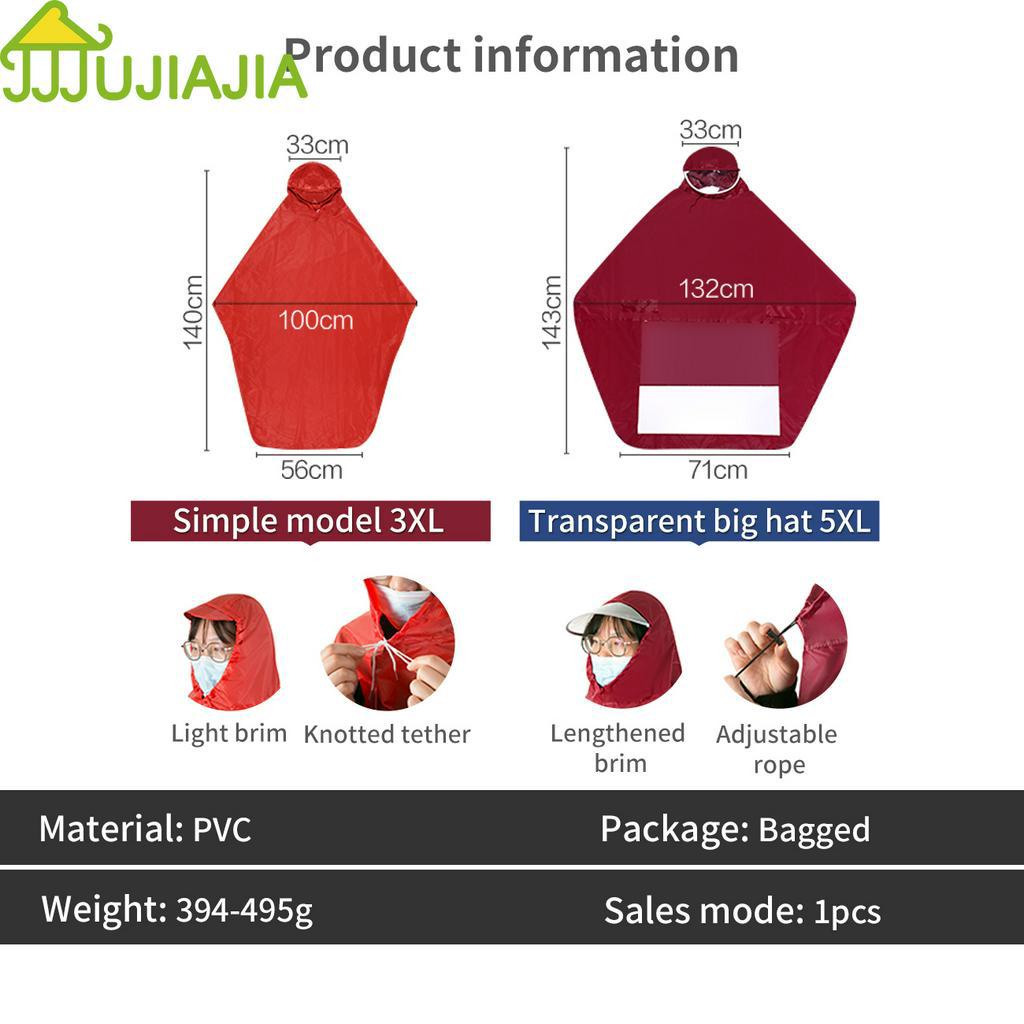 Áo Mưa JUJIAJIA Dày Đi Xe Ga Đạp Điện Dành Cho Nam Và Nữ
