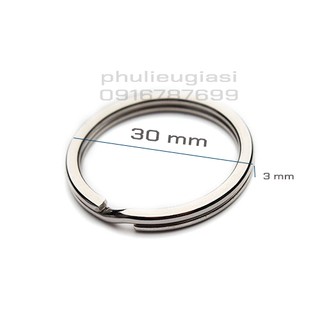 (Loại dày xi tốt) KHOEN MÓC KHÓA CAO CẤP 3CM (BỊCH 100 CÁI)