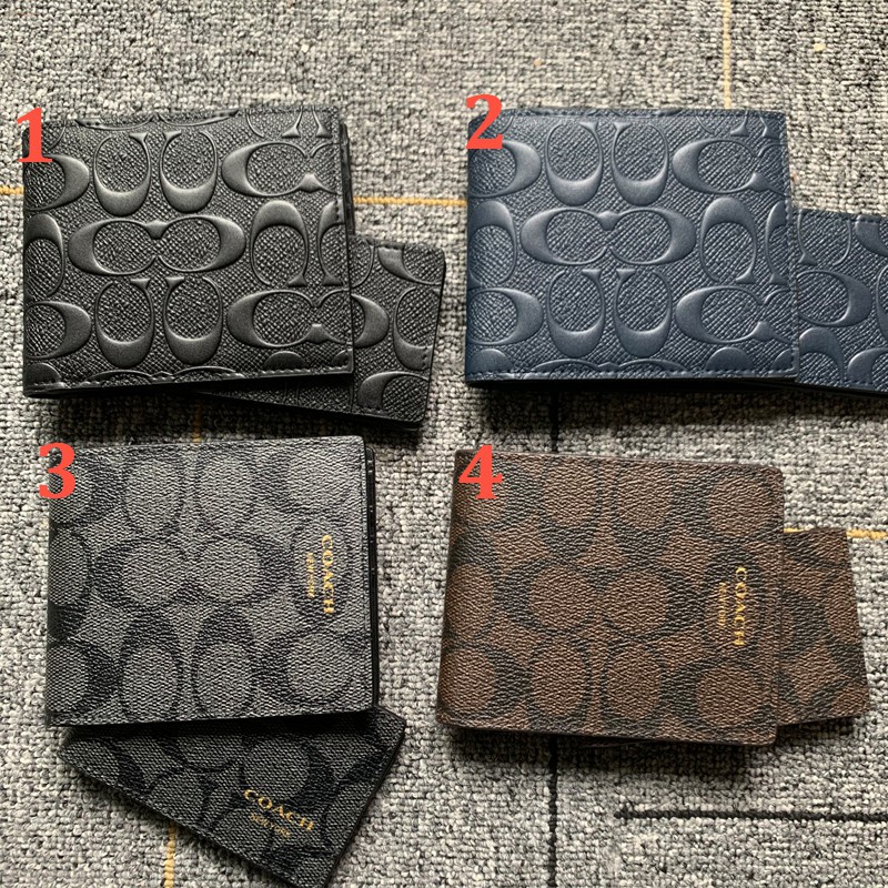 Ví da COACH thời trang cá tính cho nam F74586 F74929