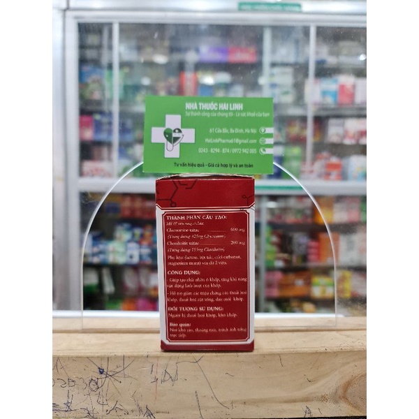 Viên uống giảm đau mỏi xương khớp Glucosamin TM⚡Tặng quà⚡Hộp 60 viên hỗ trợ giảm thoái hóa khớp và đau mỏi khớp