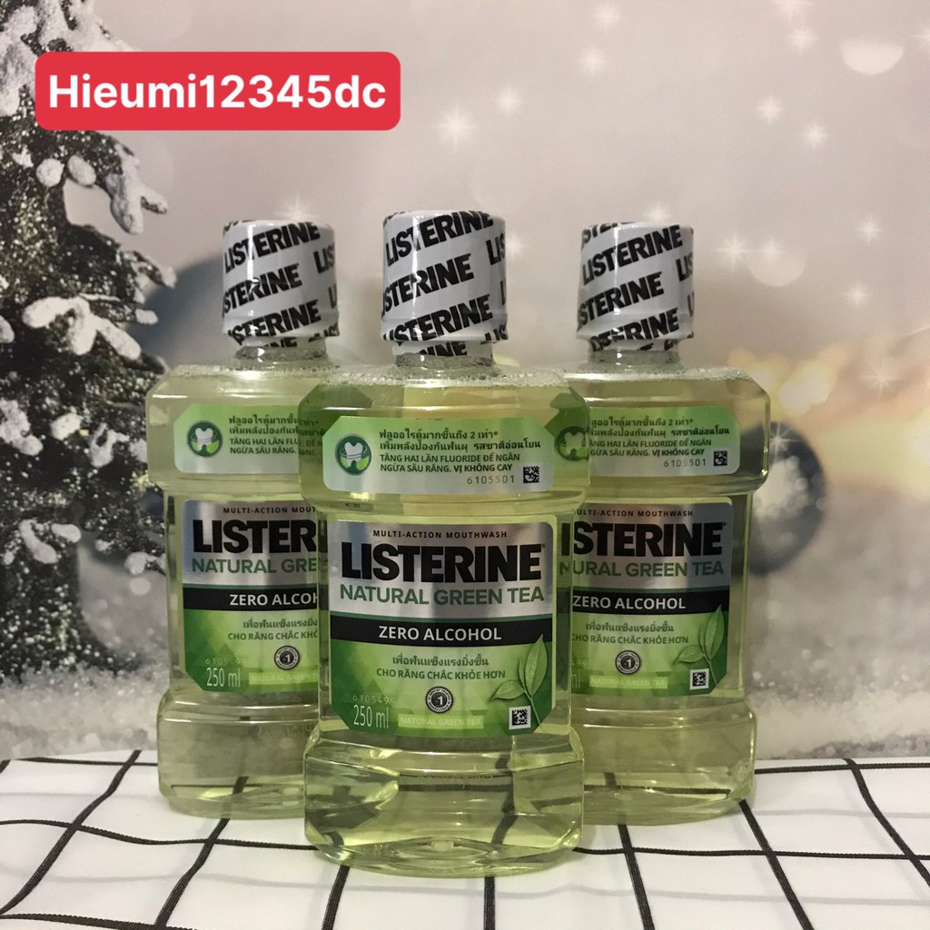 NƯỚC SÚC MIỆNG LISTERIN GREEN TEA 250ml