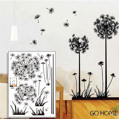 Decal dán tường câu bồ công anh