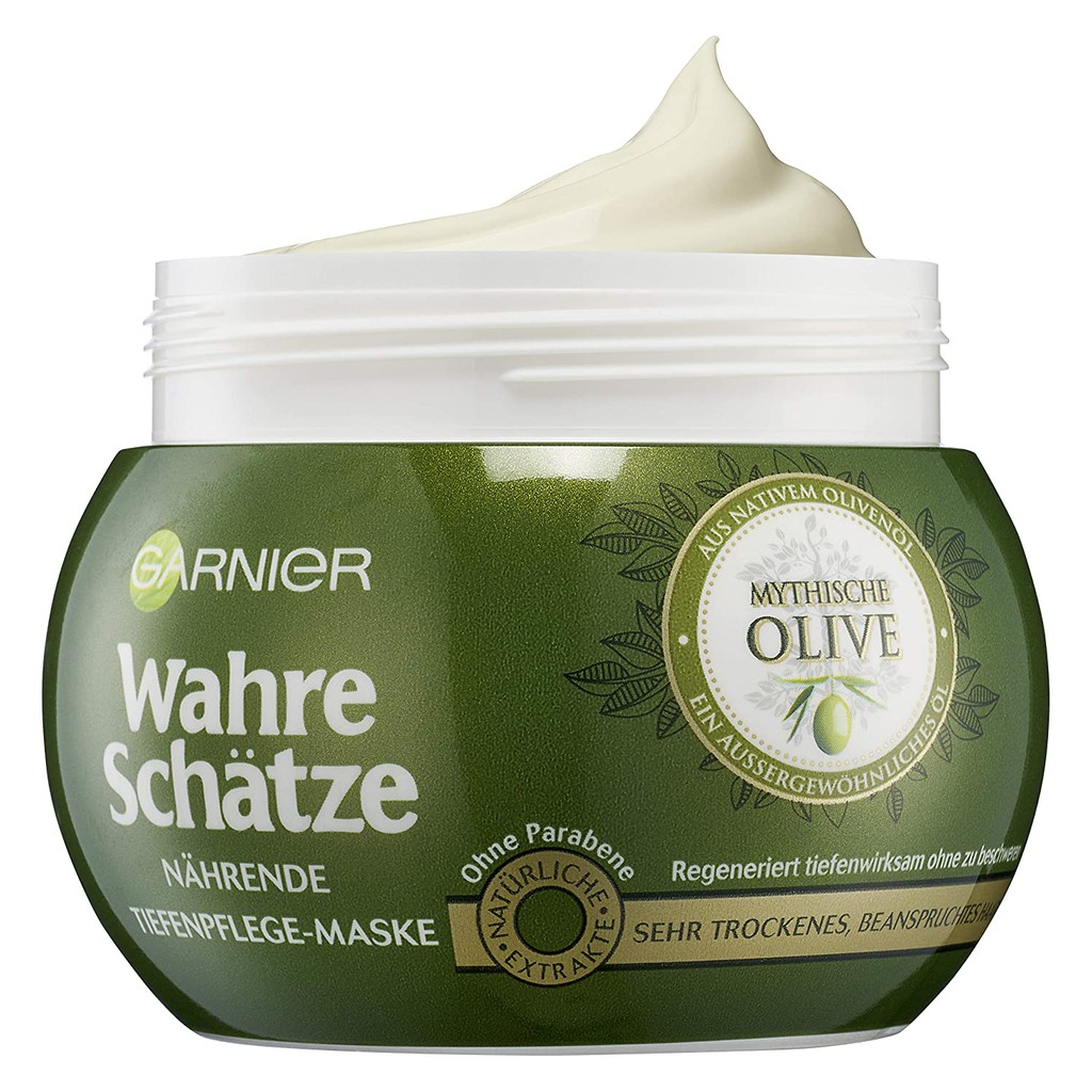 Kem ủ tóc [Germany] GARNIER Wahre Schätze Mythische Olive, 300ml