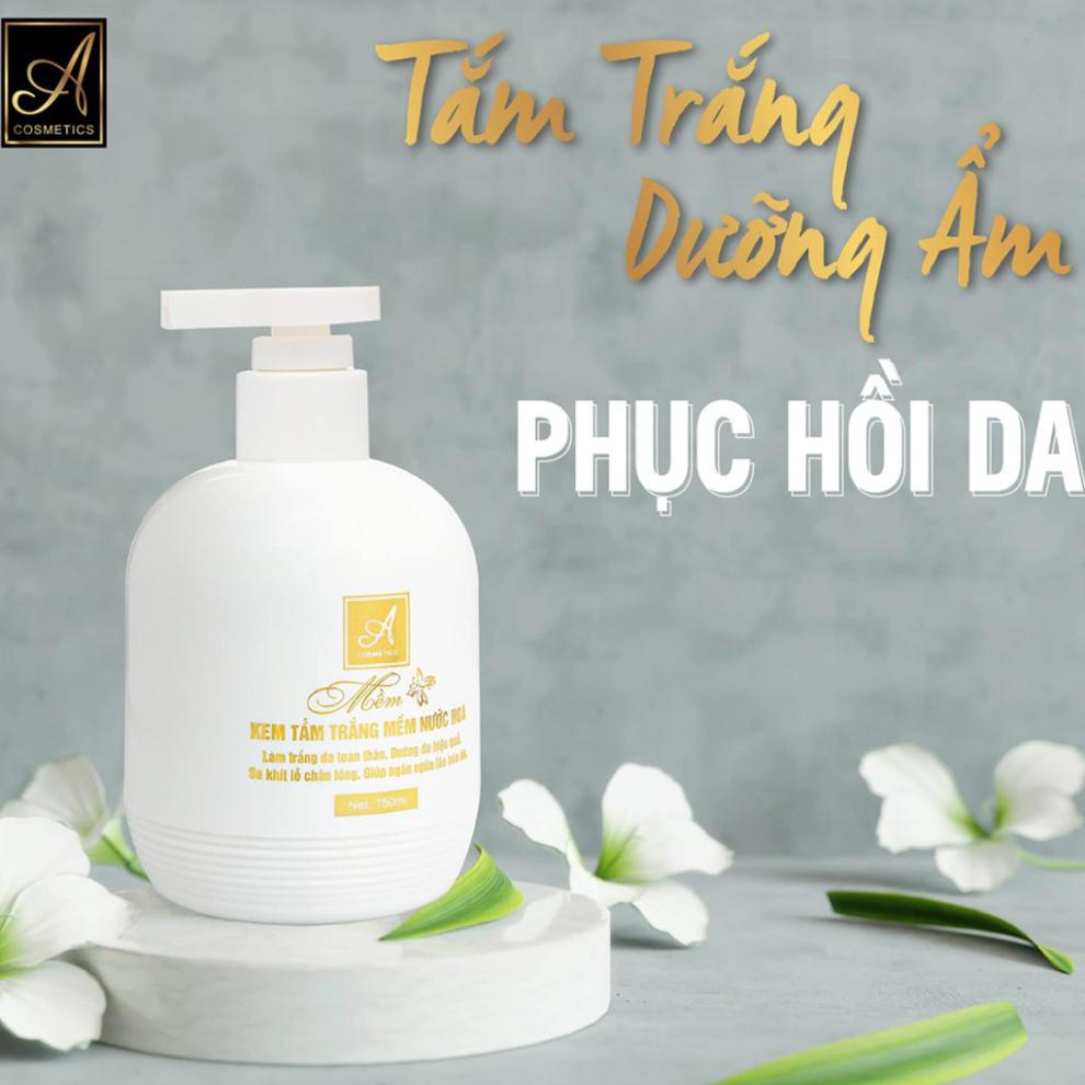 Kem Tắm Trắng Mềm nước hoa, 150ml,làm trắng da, dưỡng ẩm