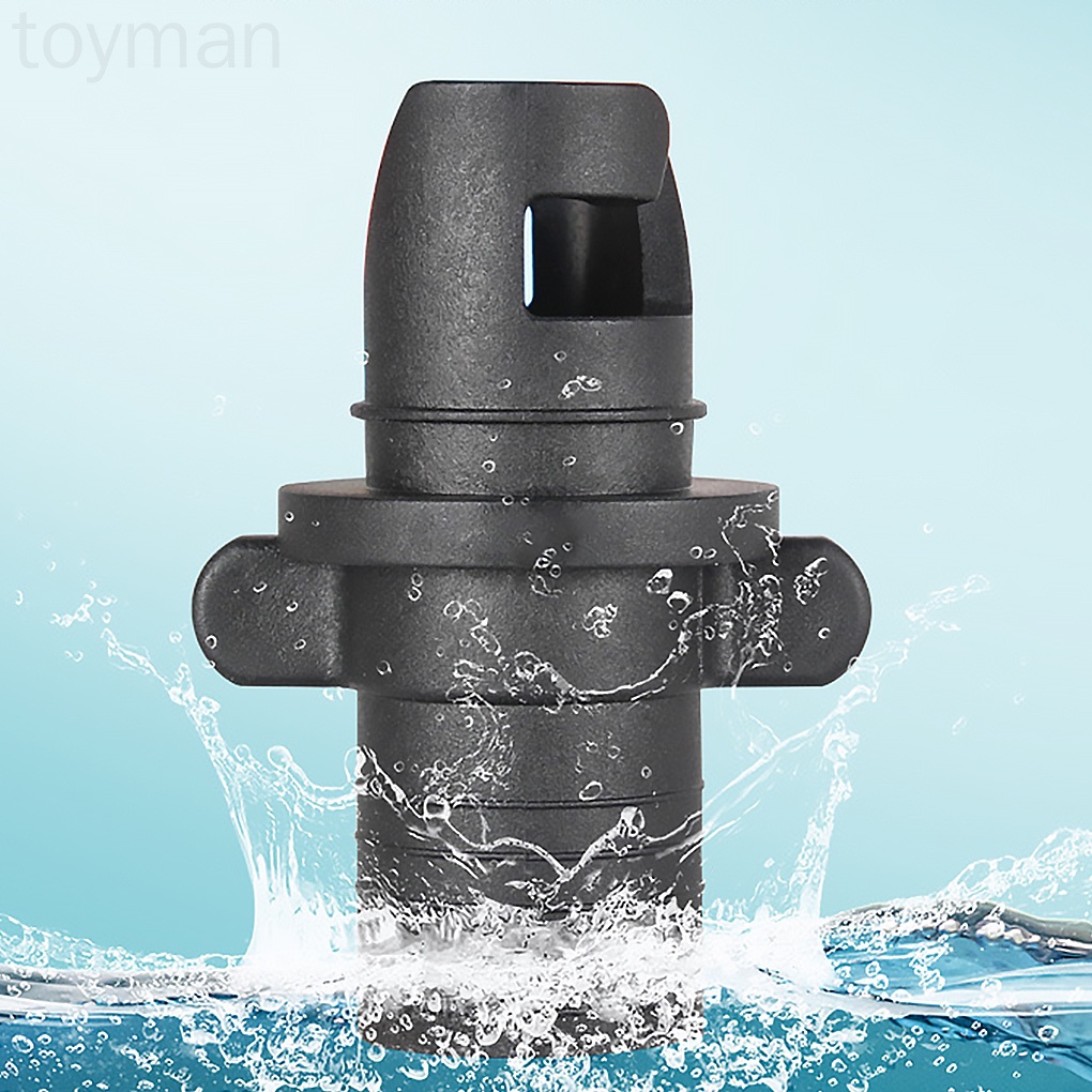 Air Valve Rubber Boat Inflatable Boat Spiral Plastic One-way Valve Pump Adapter Raft Kayak Air Bed Accessory toyman