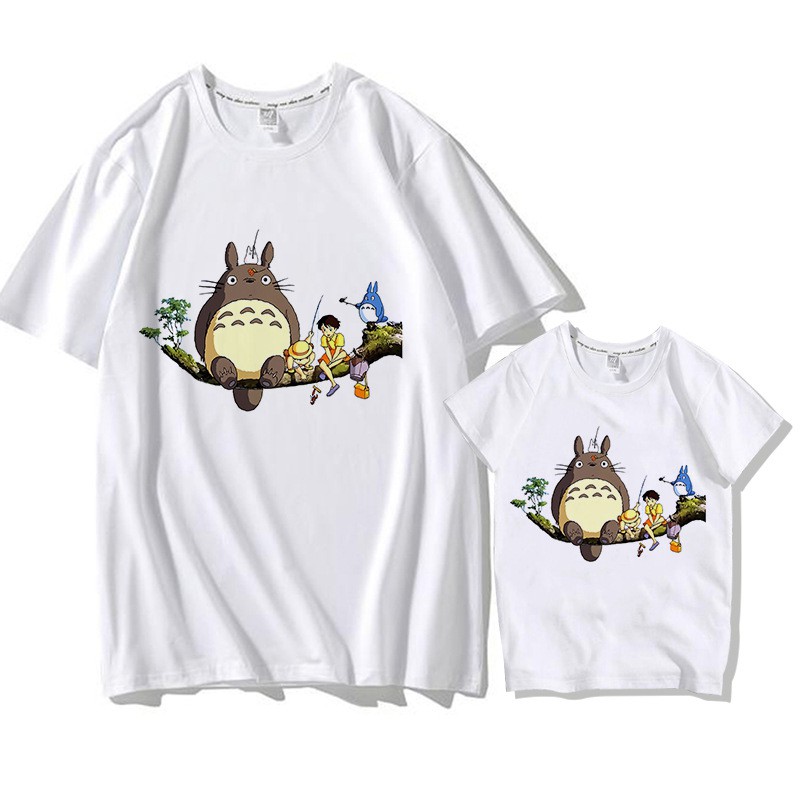 Áo Thun In Hình Totoro Tt650 Thời Trang Cho Gia Đình