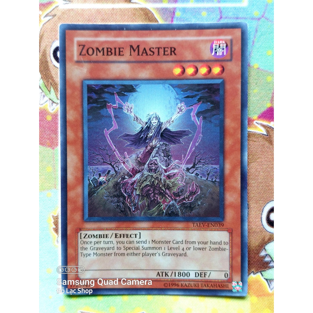 [ Đỗ Lạc Shop ] Thẻ Bài Mint90 Yugioh Monster Zombie Master - TAEV-EN039 - Super Rare