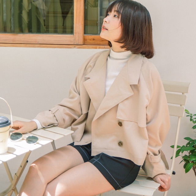 Áo manto ngắn-Aidan Jacket