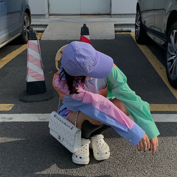 Áo Sơ Mi Tay Dài Màu macaron Thiết Kế Mới Dành Cho Nữ