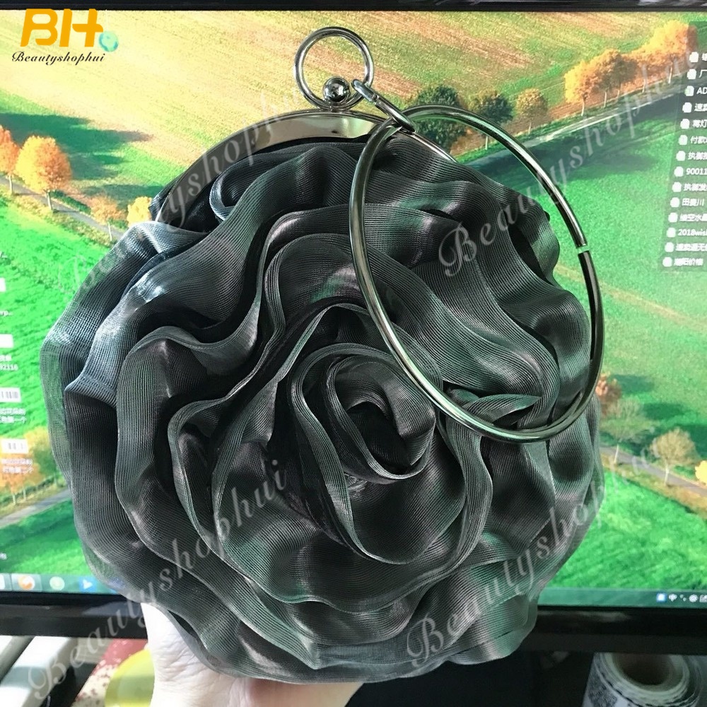 Túi Xách Nữ Đính Hoa Hồng Xinh Xắn