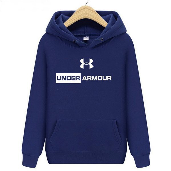 UNDER ARMOUR Áo Khoác Under Armor Có Mũ Trùm Đầu In Họa Tiết Màu Trắng Đen Size Xl Xxxl