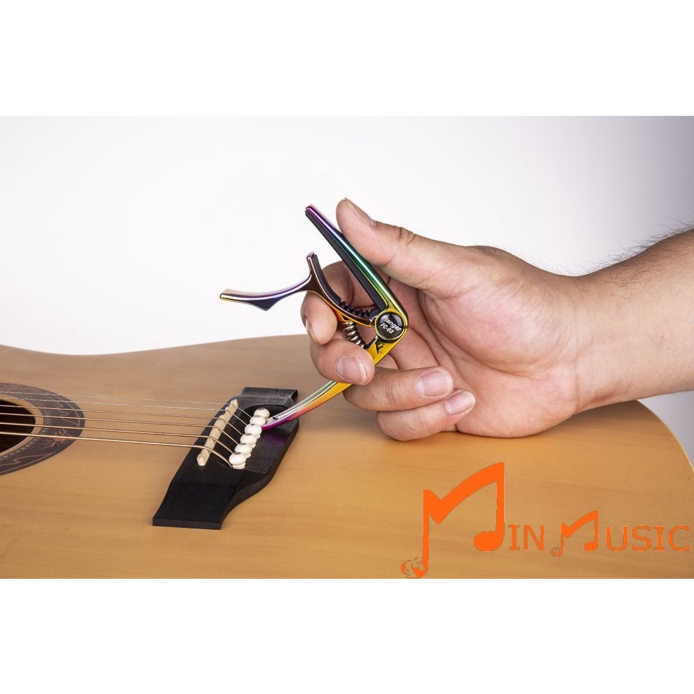 Capo Đàn Guitar Acoustic Flanger FC-03 I Capo Guitar 7 Sắc Cầu Vồng