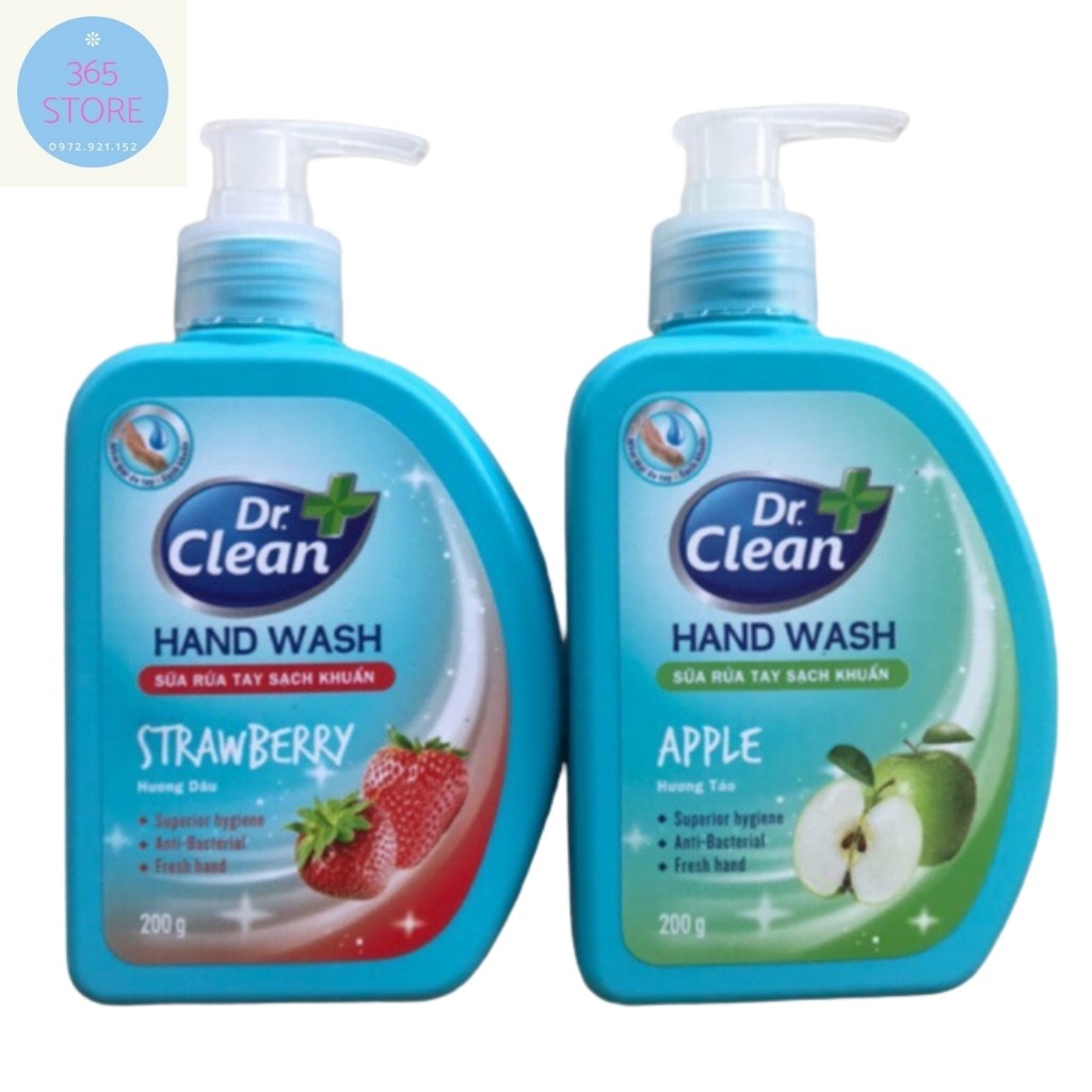 Nước Rửa Tay💖Sữa rửa tay Dr Clean 200ml | BigBuy360 - bigbuy360.vn