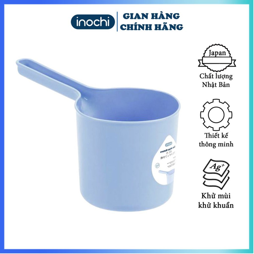 [QUÀ TẶNG KHẨU TRANG HOẶC MÓC DÁN] Gáo Nhựa -Múc Nước Tắm Cho Bé Notoro INOCHI Nhật Bản Với Nhựa Cao Cấp Chắc Chắn
