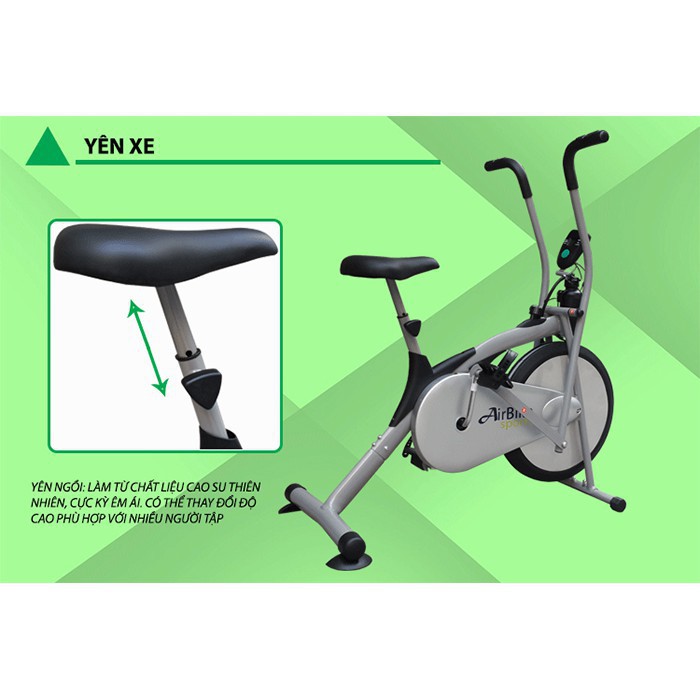 Xe đạp tập thể dục Air Bike