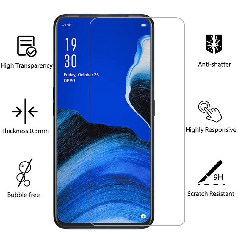 [Ảnh Thật] Kính CL OPPO Reno 2/ 2Z/ 2F - Cường Lực Không FULL, 9H-0.26mm