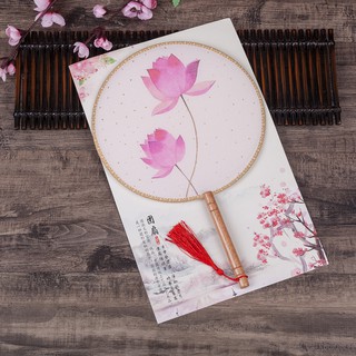 Quạt trang trí liên hoa hoa sen