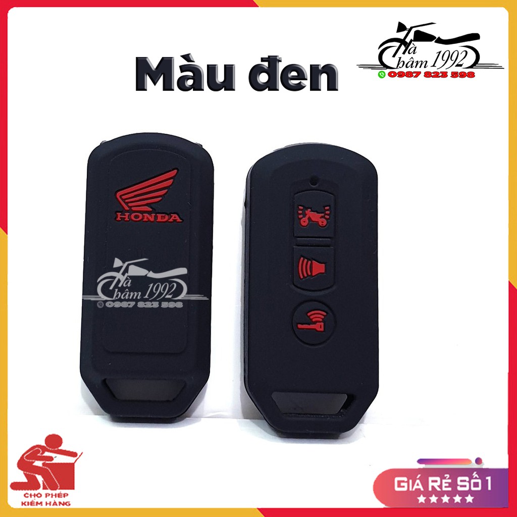 [Mã LIFEAU5SALE giảm 20k đơn 50k]  Bọc chìa khóa Smartkey Slicon SH 2016 - 2020, PXC, SH Mode - Loại Smartkey 3 nút