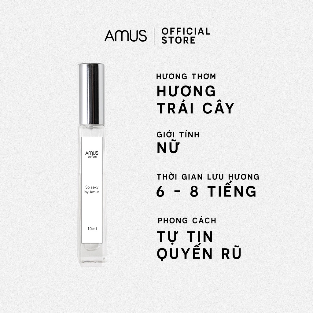 Tinh Dầu Nước Hoa Nữ So sexy by Amus 10ml