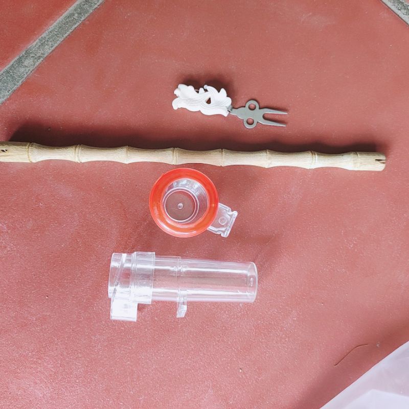 Lồng Nuôi Khuyên Bằng Tre Già Chân Cao cực đẹp ,  tặng bộ phụ kiện 5 món - NaHi shop