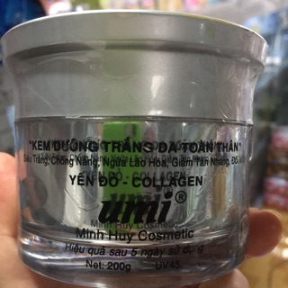 Kem trắng da toàn thân Umi yến đỏ Collagen