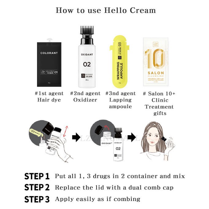 [MISEENSCENE] Hello Cream Thuốc nhuộm tóc 40g chất lượng cao