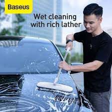 Chổi vệ sinh xe hơi Baseus Handy Car home Dual-use Mop CRTB-01 KÈM Miếng lau thay thế Baseus replacement cloth CRTB-A0G