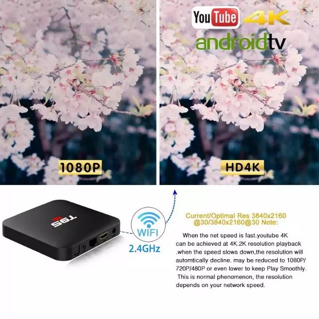 T95S1 Greathworth smart TV box 2gb+16gb bản điều khiển giọng nói