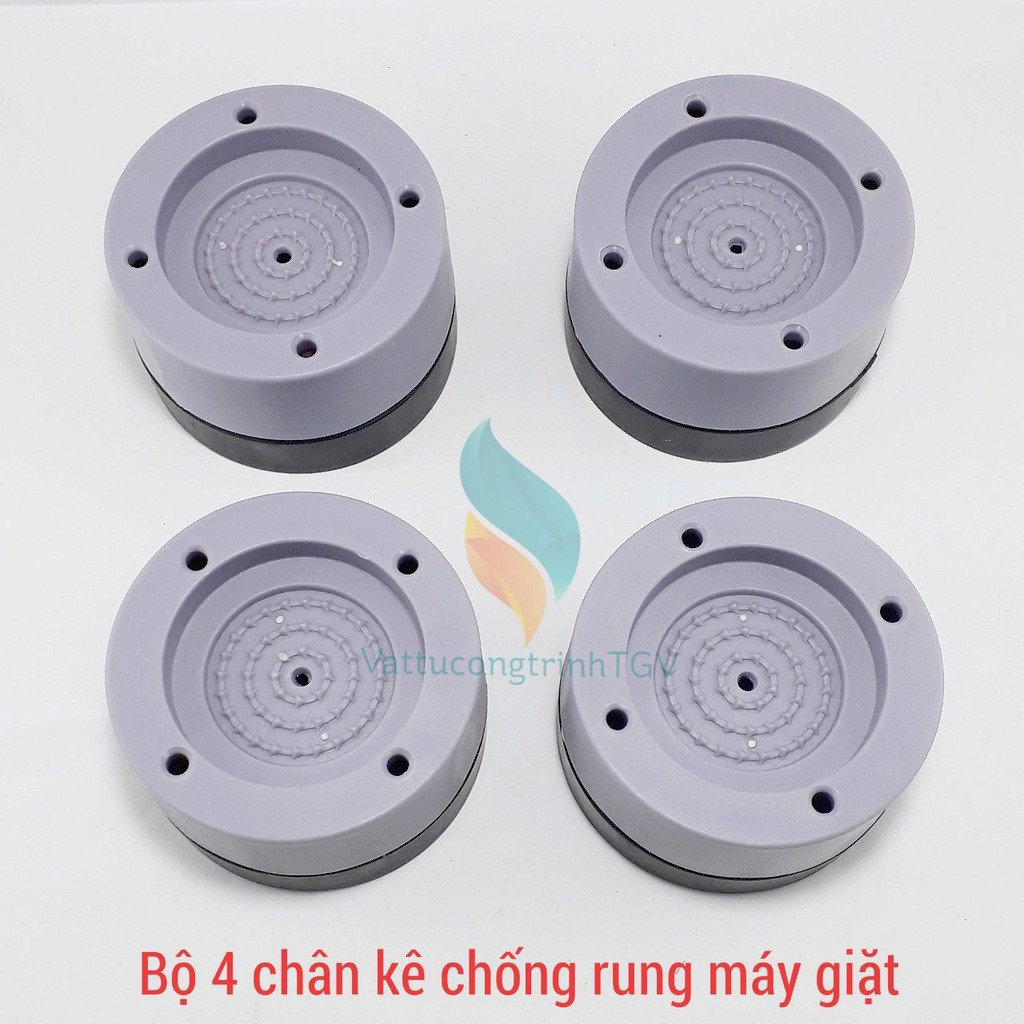 Bộ 4 chân kê chống rung dùng cho Máy giặt - Tủ lạnh