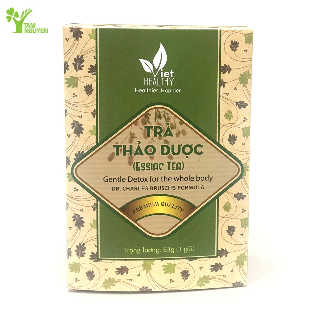 Trà Essiac Tea Viet Healthy, trà thảo dược essiac Viethealthy, thanh lọc cơ thể, củng cố miễn dịch, phòng ung thư