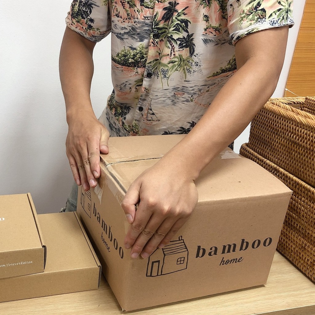 Mẹt tre THE BAMBOO phong các Nhật Bền Đẹp dùng trang trí decor đựng kẹo bán hàng Việt Nam