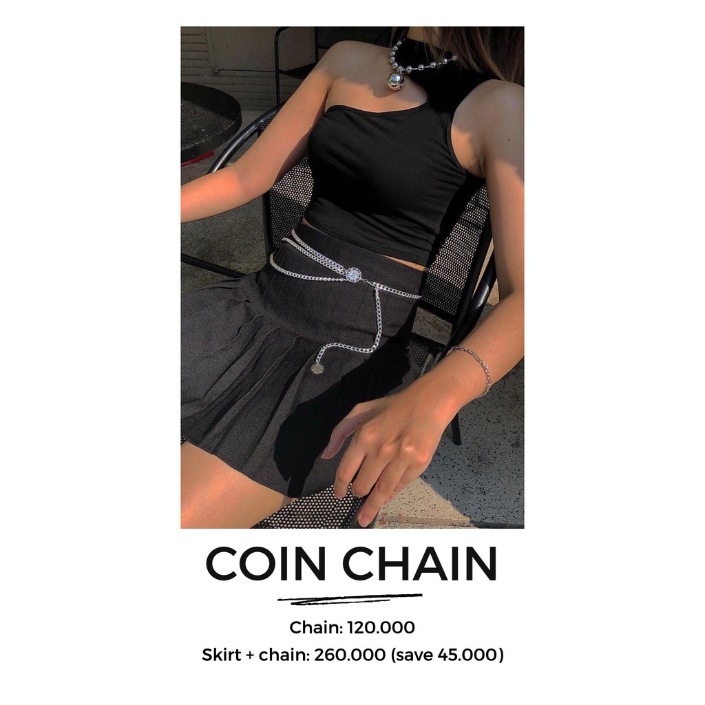 [Mã FASHIONGREEN94 giảm tới 30K đơn 99K] Chân Váy Xếp Ly Lưng Cao Có Quần Bảo Hộ Tennis Skirt (kèm dây chain) | BigBuy360 - bigbuy360.vn