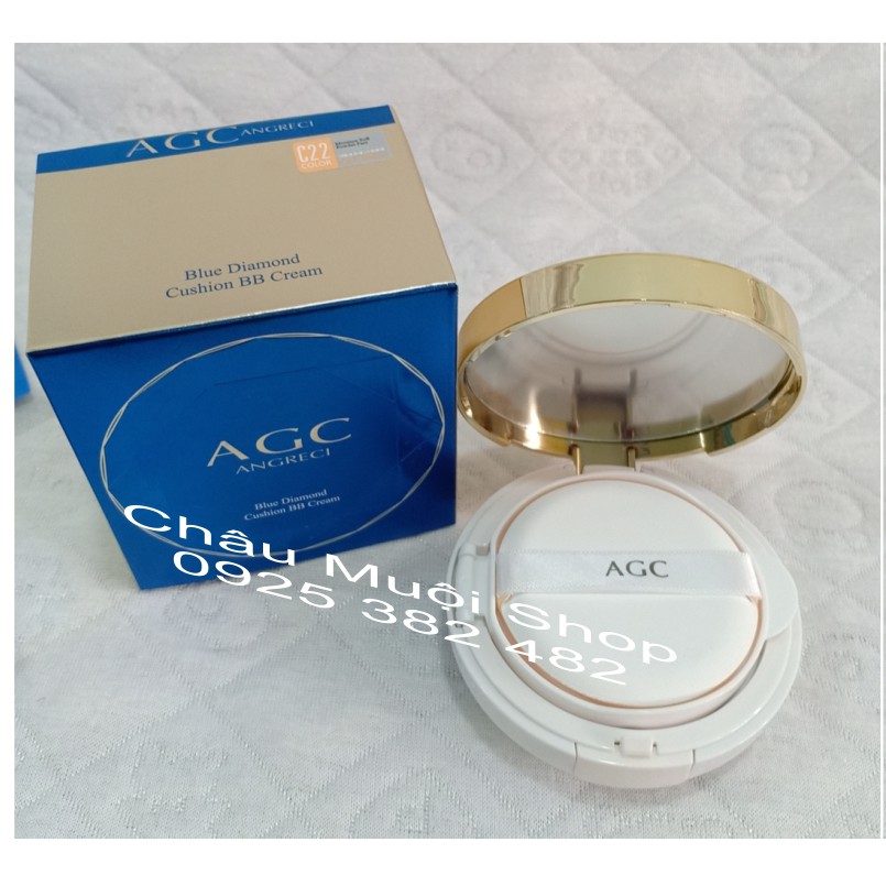 Xả Kho Phấn Nước AGC Blue Diamond Cushion BB Cream + 1 Lõi Thay Thế - Date20/04/ 2022 | BigBuy360 - bigbuy360.vn