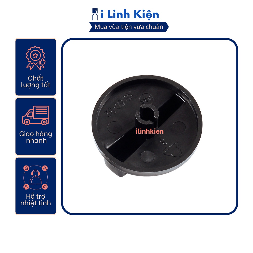 Núm vặn hẹn giờ lò nướng, lò vi sóng lỗ trục tròn, chân cao