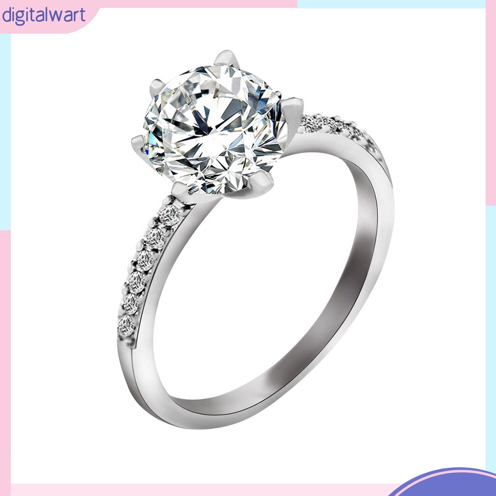 Nhẫn Hợp Kim Đính Đá Kiểu Dáng Thời Trang Cho Nữ