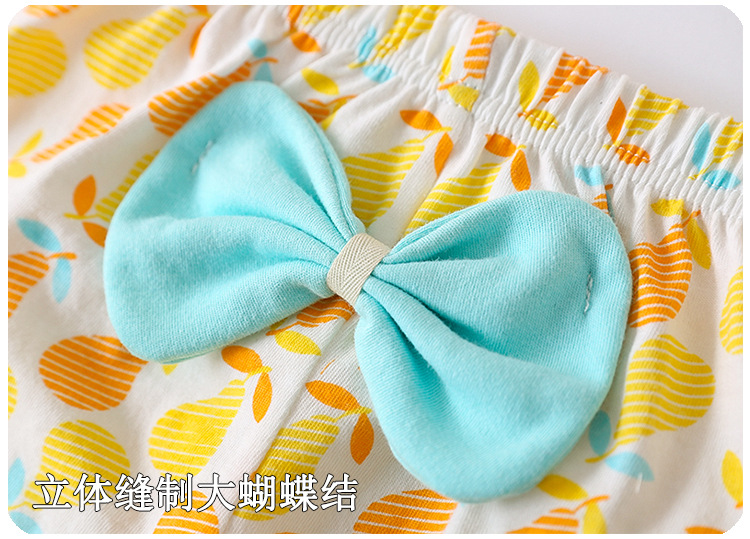 Set 4 Quần Lót Cotton Thoải Mái Dễ Thương Cho Bé Gái 1-5 Tuổi